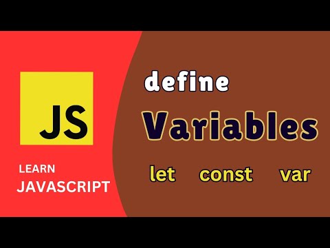 HOW to define VARIABLES in JavaScript correctly ?
