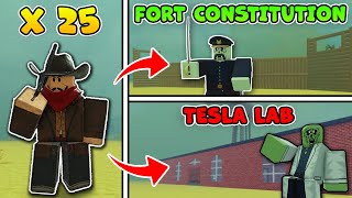 Dead Rails | Roblox | Outlaws take over Fort Constitution and Tesla Lab