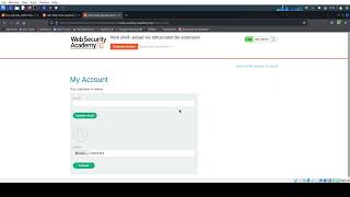 Web shell upload via obfuscated file extension