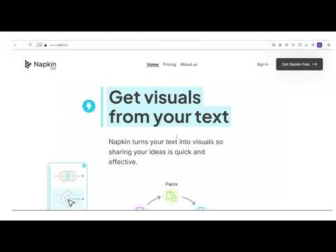 Napkin AI Review: Instantly Transform Text into Stunning Visuals!
