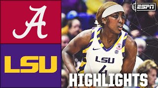 Alabama Crimson Tide vs. LSU Lady Tigers | Full Game Highlights | ESPN College Basketball