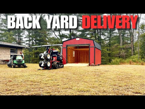 I Delivered a Tiny Garage:The Perfect Back Yard Upgrade