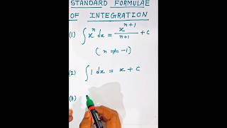Standard Integration Formulas Part 1 | Class 12 Maths | Easy & Quick Revision 🔥