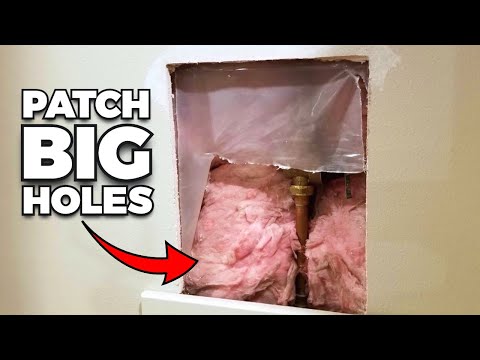 How To Repair Big Holes In Drywall