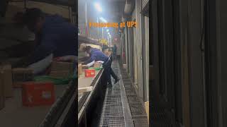 Preloading at UPS #peakseason #holidays #santaslittlehelper #packages  #preloader