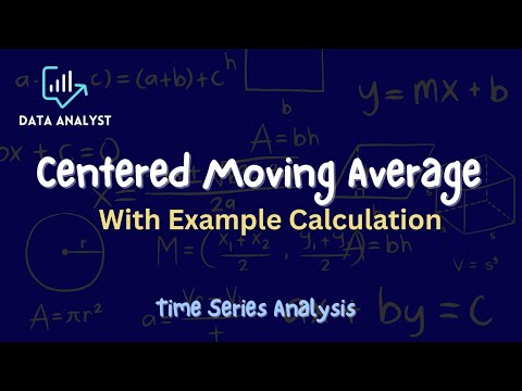 📈 Centered Moving Average in Time Series Analysis (with Example Calculation) 📉