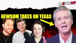 Gov. Newsom GOES OFF: Trump Tariffs, Housing Crisis & Texas MYTHS Exposed | Atrioc & Doug React