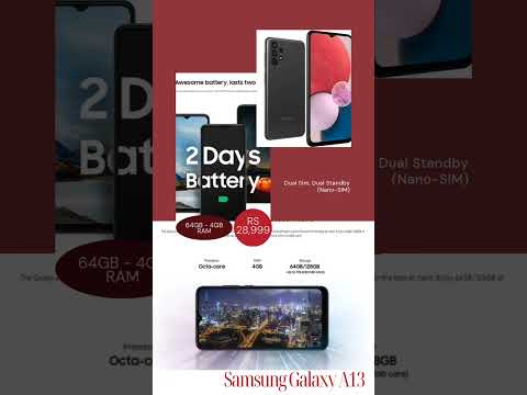 Samsung Galaxy A13 Review #mobile #gamingphone #ewmmedia #youtubeshorts #mobileaccessories #top #hd
