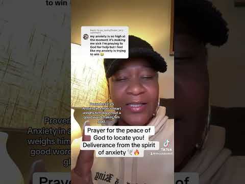 A prayer for anxiety