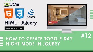 How To Create Toggle Day Night Mode With HTML CSS And JQUERY