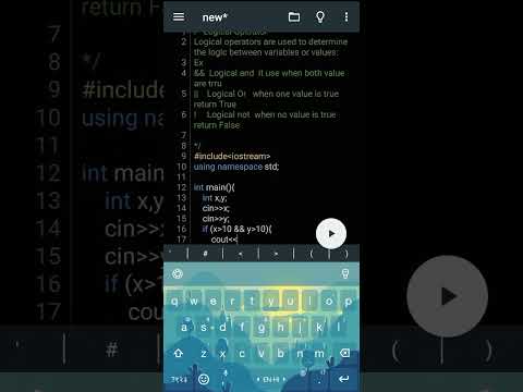 Logical Operator in C++||Programming with programming wala #c #programming #code #c++ #codinglife