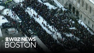 Boston protesters take part in nationwide anti-ICE demonstration
