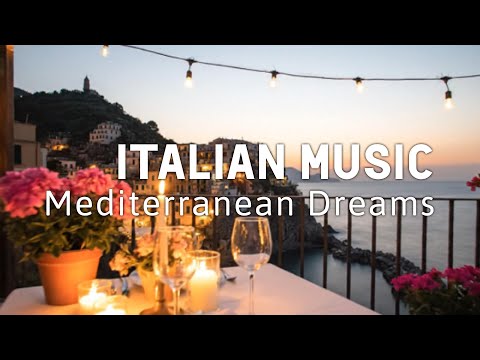 🎶 Italian Vibes & Mediterranean Music 🎶  2+ Hours Relaxing Amalfi & Lake Como 4k Scenic Journey
