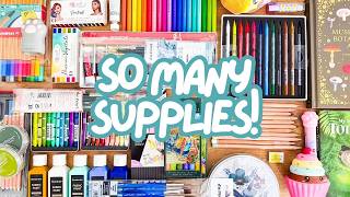 I Spent $400 on Art Supplies! My BIGGEST Haul So Far (Gouache, Colored Pencils, Pastels, Books etc.)