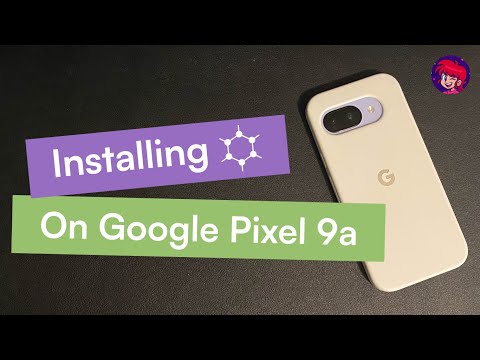 Installing GrapheneOS on the Google Pixel 9a | Hazel Reviews