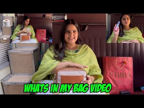 What’s in my Bag ? Ft. Kajal Sumal & Harshal Sir 😂✌🏻😎 Travel Hand Bag 👜 मेरा पिटारा