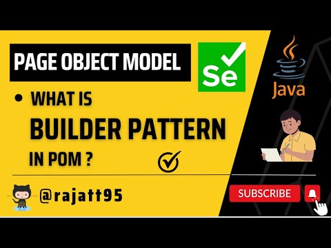 Tutorial | POM | Selenium WebDriver + Java | Part 04 - Builder Pattern