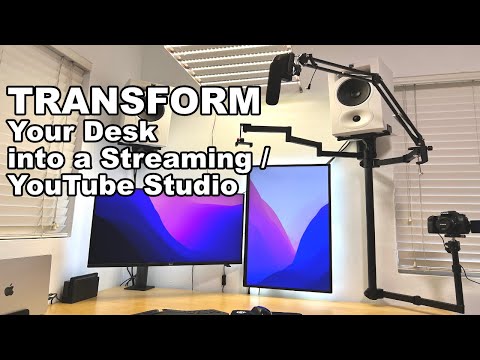 Transform Your Desk into a Streaming / YouTube Studio in 60 Seconds