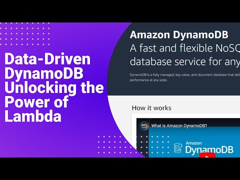 Data-Driven DynamoDB: Empowering Your Applications with Seamless Lambda Integration in 3 minutes