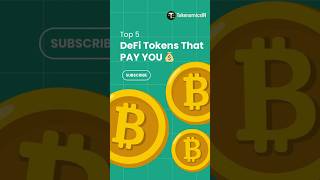 Top 5 DeFi Tokens That Pay You 💰 | Passive Income Crypto Picks #defi #crypto #cryptocurrency