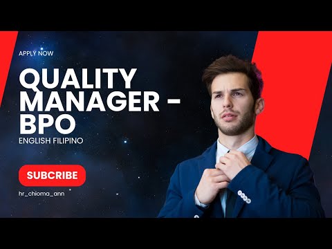 Quality Manager Role in BPO | MOA Pasay | PHP 80,000 Salary | Insurance Domain | Apply Now!