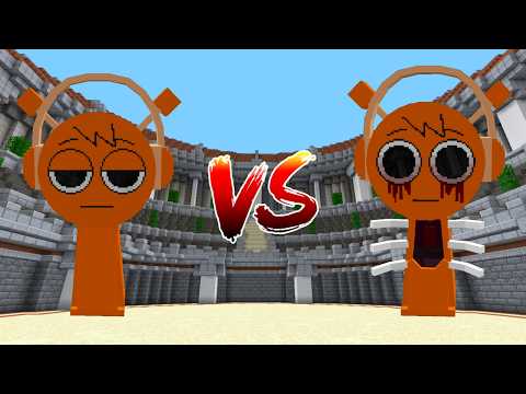 SPRUNKI vs HORROR SPRUNKI: EPIC 1v1 Battle in Minecraft!