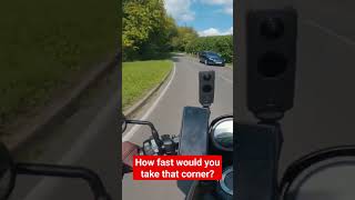 How fast would you take that corner? #motorcycle #exploreuk