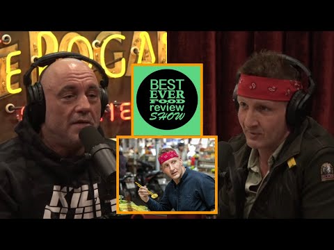 Joe Rogan: How Best Ever Food Review show started on stinky tofu? and Sonny's bandana.