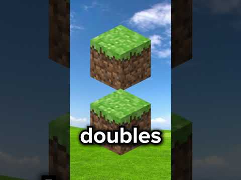 Day 6 Of Doubling The Blocks I Place! #shorts #grasstoucher27