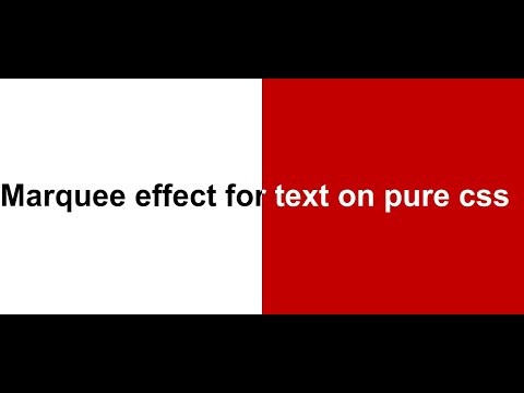 Marquee effect for text on Pure CSS | Without using Marquee Tag | Webcode Tips