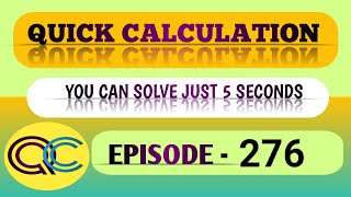 Viral Maths Navneet Sir Episode #276 @QuickCalculation