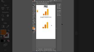 Adobe Illustrator 2025 Tips to Draw Google Analytics Icon like PRO #shorts #explore #90s