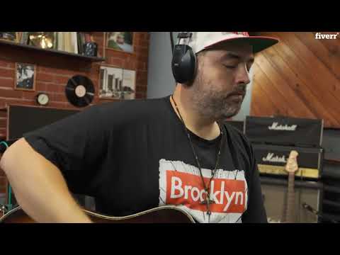 Record acoustic guitars professionally - Best Session Musicians service