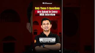 Every MBA Interview Asks These 5 Questions | CAT 2026 Interview Prep #Shorts