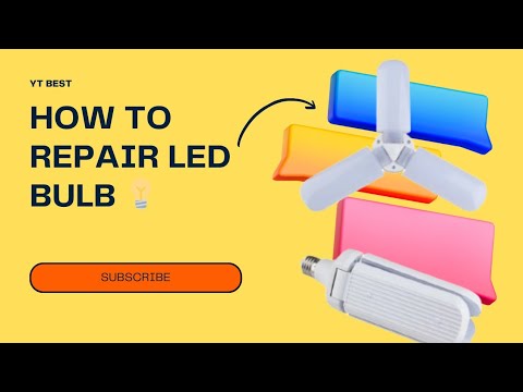 how to repair LED bulb at home/ led bulb repair/ how to fix led bulb/ bulb repair