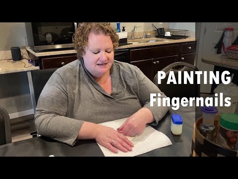 Painting Nails when Low Vision or Blind