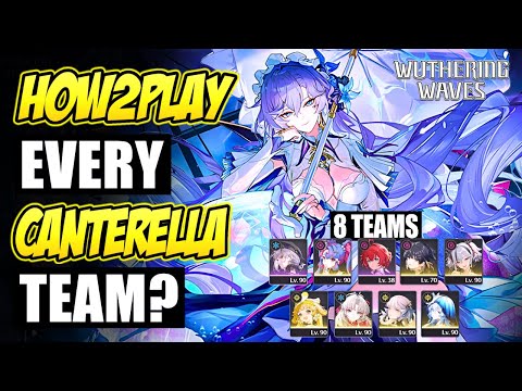 EVERY CANTARELLA TEAM: How To Play 8 Teams (Patch 2.2) | Wuthering Waves