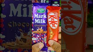 New ! dairy milk and kitkat chocolate 🍫 mouth watering candy video. #shorts