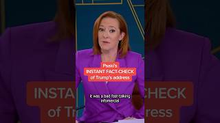 Psaki's INSTANT FACT-CHECK of Trump's address