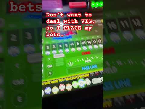 2 HIT CHALLENGE session 1 #casino #crapsstrategy #crapsnation #vegas