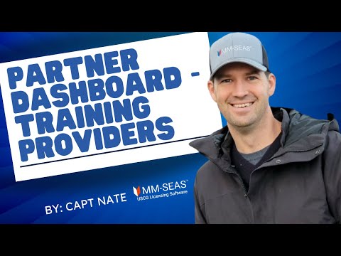 MM SEAS Training Provider Dashboard