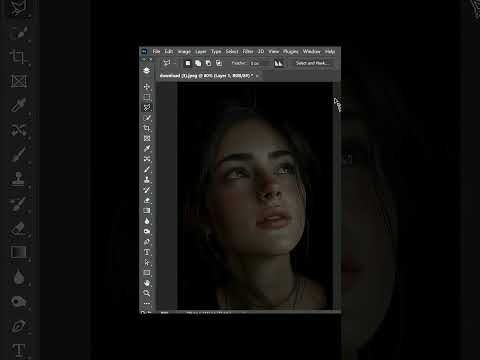 Add Soft Sunlight to Face in Photoshop! #shorts #tipsandtricks