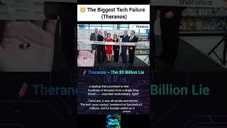 The Biggest Tech Failures! Theranos #theranos #techfailure #techworld