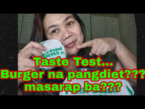 Burger para sa mga nagdidiet??? #burgerking #tastetest #burgerplantbase #burgerkingphilippines
