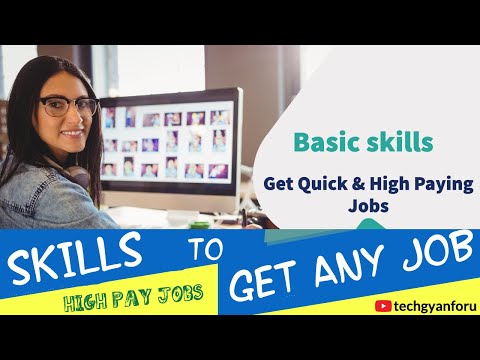 LEARN this SKILLS to Get Quick & High Paying Jobs || Guarantee to Get You Any Jobs If you learn this