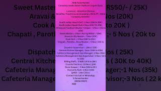 Chennai Job ll Job Vacancy 2024 ll Hotel Job ll  #jobvacancy #job #yt #hiring