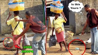 Dropping 100K Honesty Prank | Social Experiment 