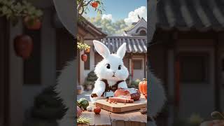 ai cat and rabbit #cartoon #shrots #trending #cartoon