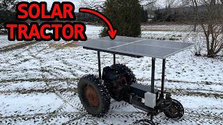 Adding solar charging to my electric tractor