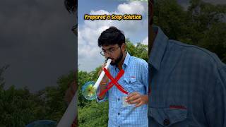 How To Make Big Bubbles 😮 #shorts #fierydev